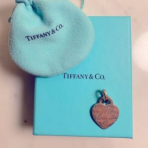 Tiffany & Co. Sterling Silver “ I Love You” Charm